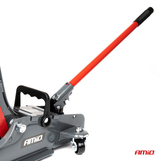 AMiO Hydraulic Carriage Jack with Lifting Capacity up to 37.5cm and Weight Capacity up to 2 Tons
