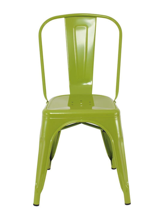 Καρέκλα Εξωτερικού Χώρου Μεταλλική Relix Lime 45x51x85εκ.