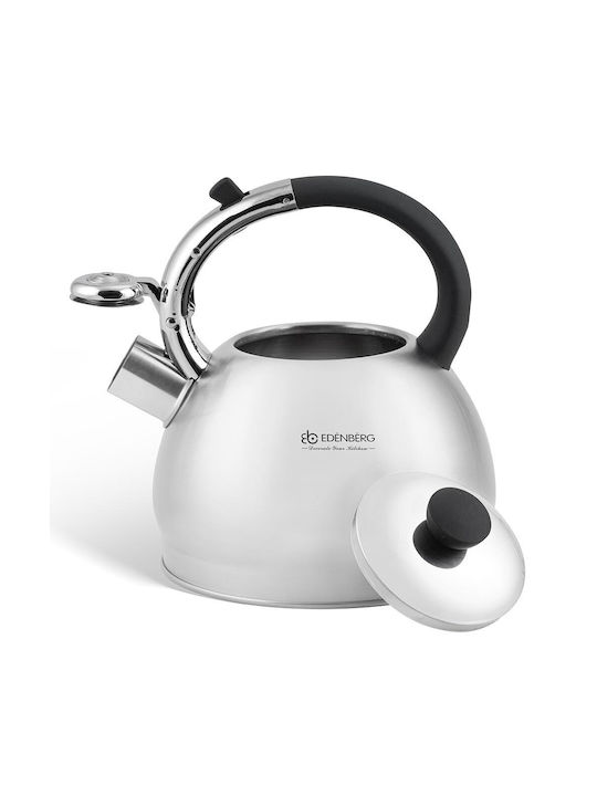 Edenberg Water Kettle Stainless Steel Black 2000ml