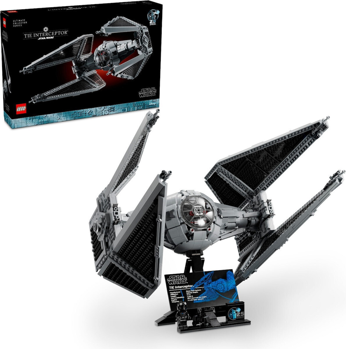 LEGO Star Wars Tie Interceptor Pentru 18+ Ani 1931 Bucăți 75382