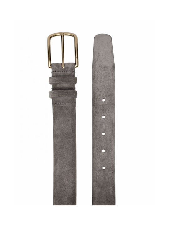 Officine Creative Men's Leather Belt Gray
