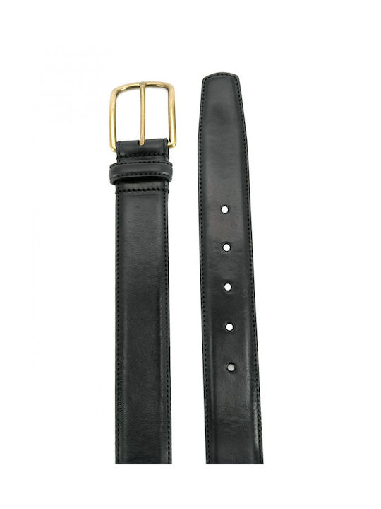 Officine Creative Men's Leather Belt Black