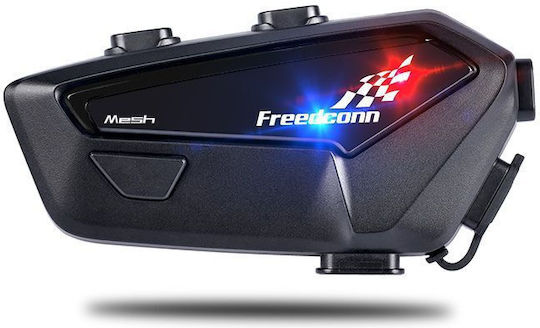 FreedConn Fx Pro Sistem de comunicare pentru motociclete cu un singur căști cu Bluetooth