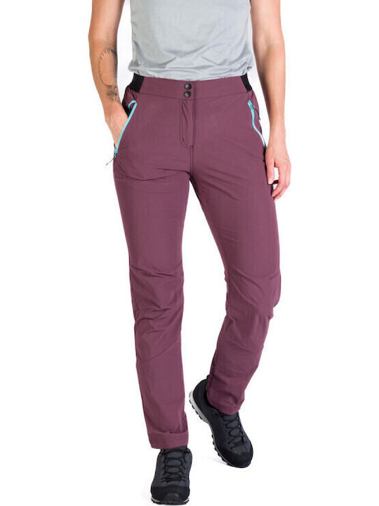 Northfinder Stretch Femei Lung Pantaloni de drumeție Violet