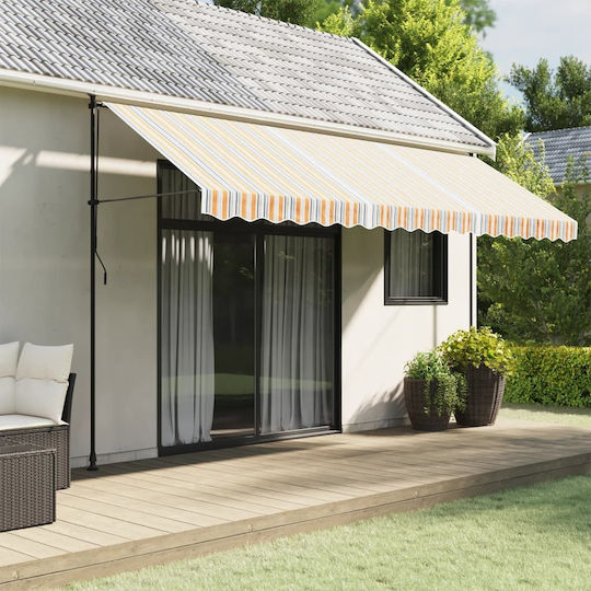 vidaXL Material pentru copertină Multicolor cu strat PU 3x4.5m