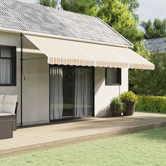vidaXL Replacement Awning Multicolour with PU Coating 3x5m