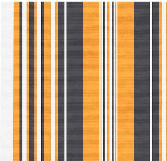 vidaXL Markisenstoff Mehrfarbig mit PU-Beschichtung 3.5x5m