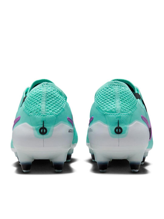 Nike Tiempo Legent 10 Elite Football Shoes with Cleats Turquoise