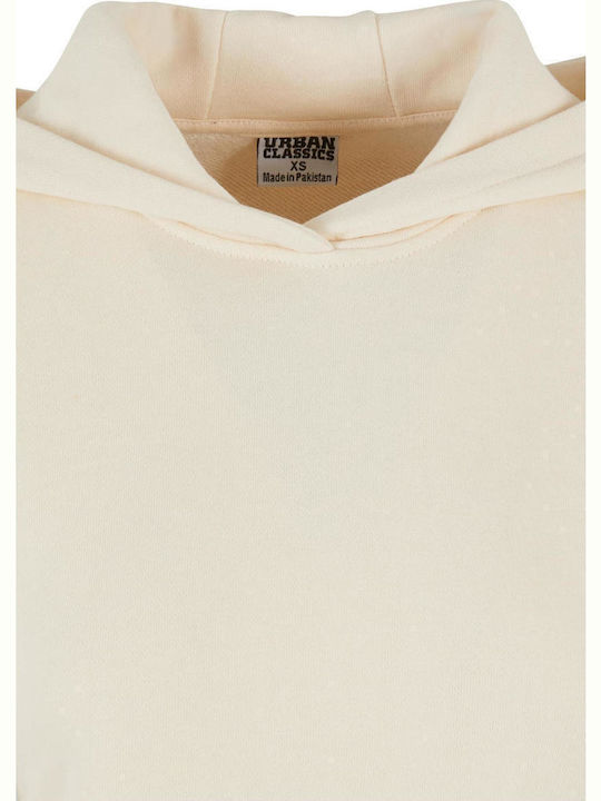 Cropped Γυναικείο Φούτερ με Κουκούλα Whitesand