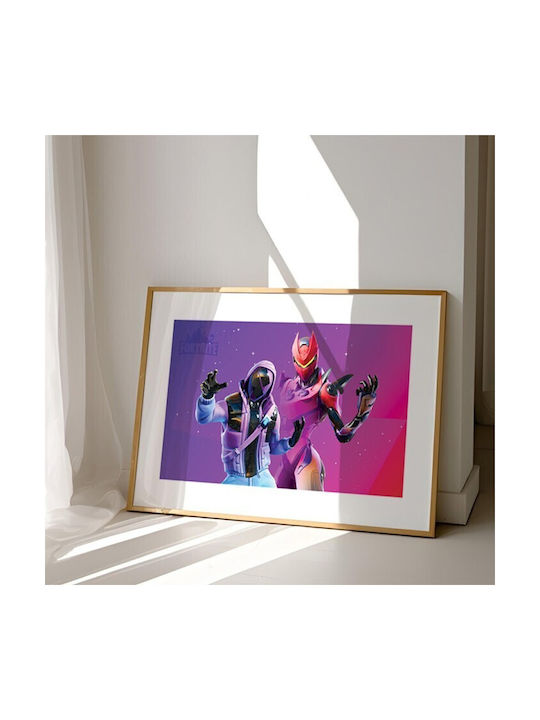 Walls Kids Wall Art Danger Zone Fortnite Framed 50x40cm