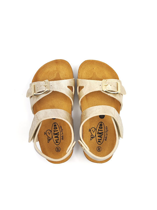 Plakton Kids' Sandals Lumier Oro