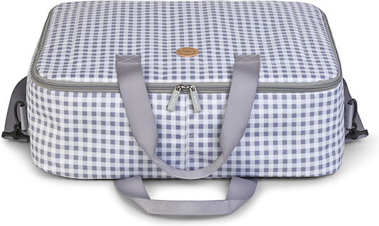 Saro Shoulder/Hand Diaper Bag Gray 50x3x18cm.