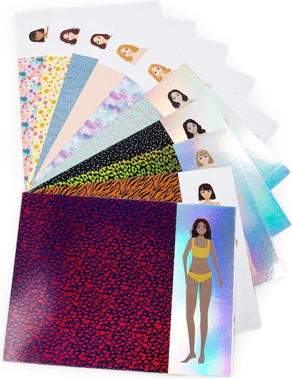 Fashion Designer Set Stencils 10 Sheets Kidea