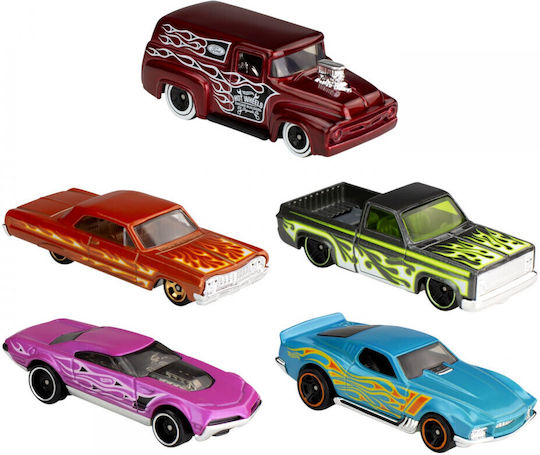 Set 5 Mașini Hot Wheels Hw Flames