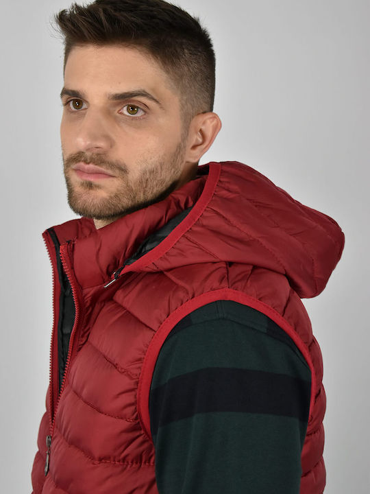 Sleeveless Jacket Red