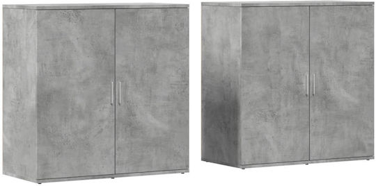 Μπουφές Ξύλινος Γκρι 158x38x80cm Μπουφές Ξύλινος Γκρι 158x38x80cm