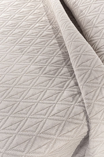 Guy Laroche Oasis Pique Blanket Double 245x260cm Linen