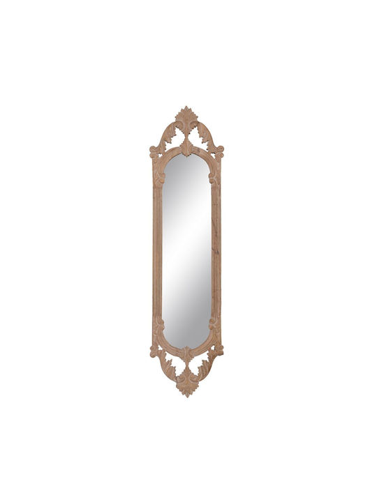 BigBuy Wall Mirror with Brown Glass Frame 107x27cm 1pcs