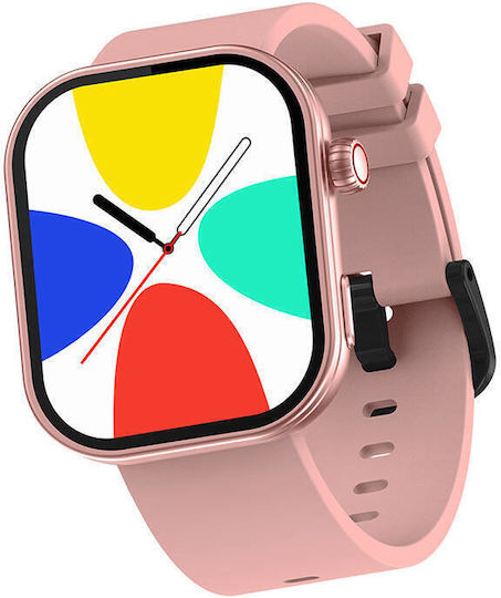 Zeblaze Btalk Plus Smartwatch με Παλμογράφο (Ροζ)