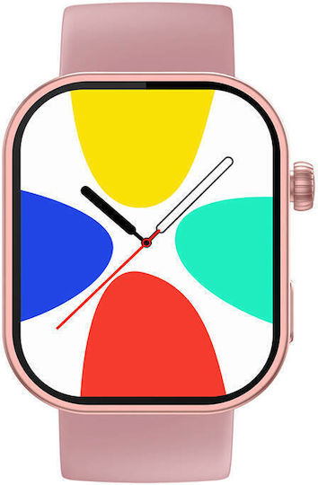 Zeblaze Btalk Plus Smartwatch με Παλμογράφο (Ροζ)