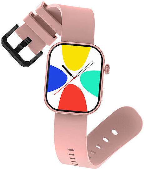 Zeblaze Btalk Plus Smartwatch με Παλμογράφο (Ροζ)