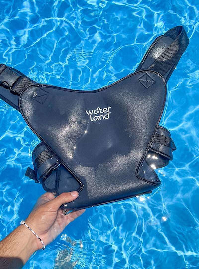Waterland Κλασικός Μάρσιπος Νερού & Ξηράς Jet Black με Μέγιστο Βάρος 15kg