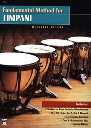 Alfred Music Publishing Mitchell Peters - Fundamental Method For Timpani за Ударни инструменти / Оркестър