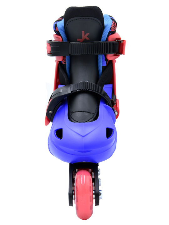 Athlopaidia Kids Adjustable Inline Rollers Multicolour Red/Black/Blue