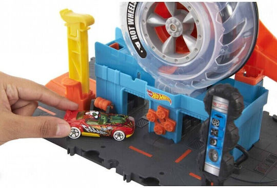 Hot Wheels City Super Twist Tire Shop Garage for Ages 5+
