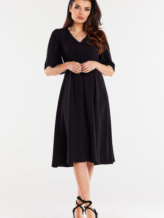 Awama Dress Black