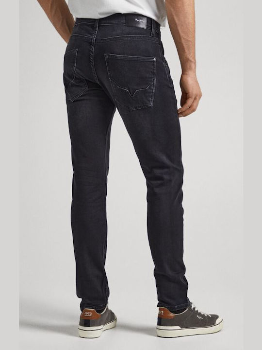 Pepe Jeans Pantaloni de Bărbați din Jean în Croială Normală BLACK PM206328XF8-000