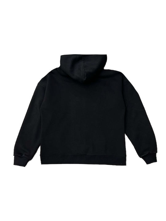 Shaikko Men's Sweatshirt Jacket with Hood and Pockets Black