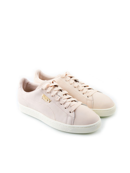 Puma Basket Premium Logo Sneakers Pink