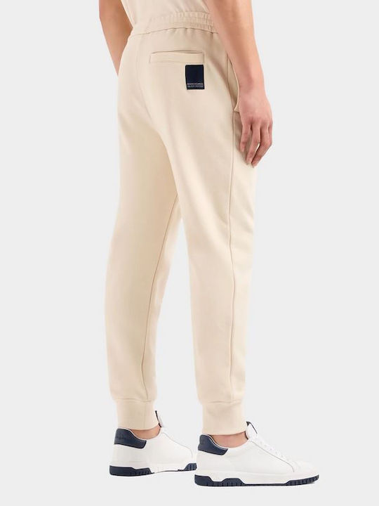 Armani Exchange Pantaloni de trening cu elastic Beige