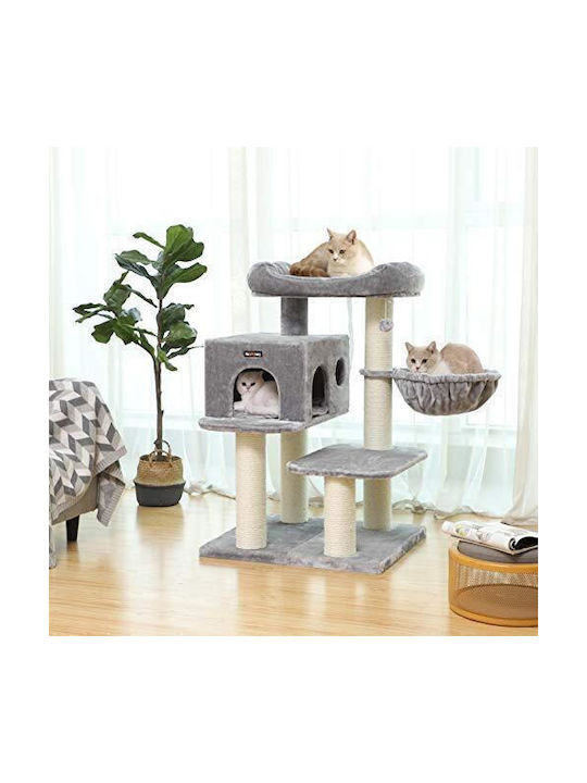 Songmics Feandrea Scratching Post Cat Trees Beige 5 levels 70x60x112cm
