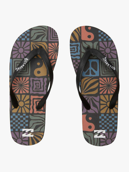 Tides Men's Flip Flops Black