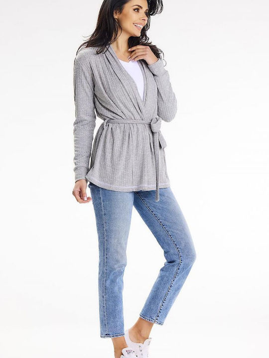 Awama Women's Cardigan Gray