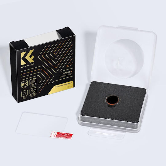 K&F Concept Φίλτρo CPL με Επίστρωση MRC (Scratch Resistant) για Φωτογραφικούς Φακούς