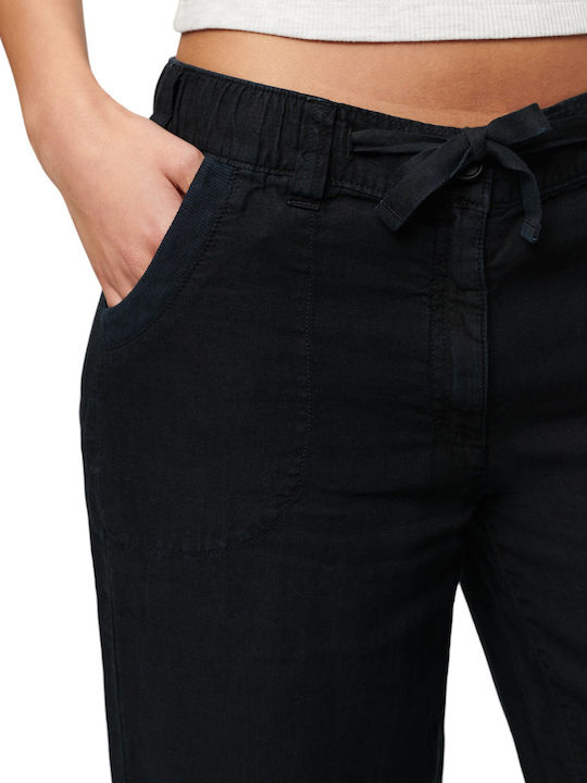 Women's Linen Trousers Blue