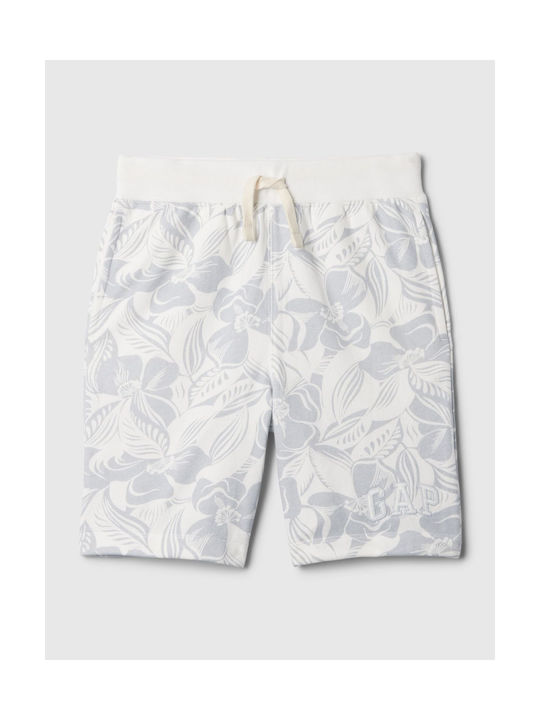 GAP Kinder Shorts/Bermudas Stoff Logo Pull-on wollweiß