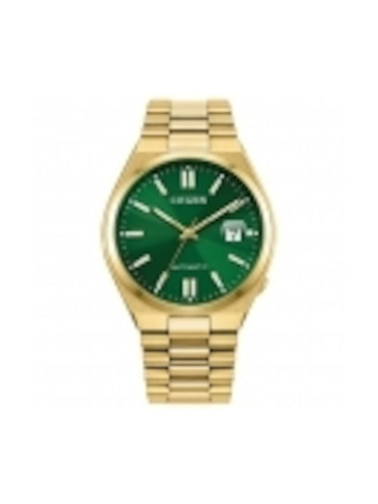 Citizen Watch Automatic with Gold Metal Bracelet