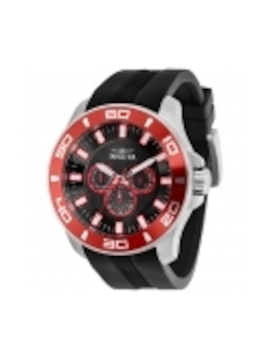 Invicta Watch Battery with Black Rubber Strap