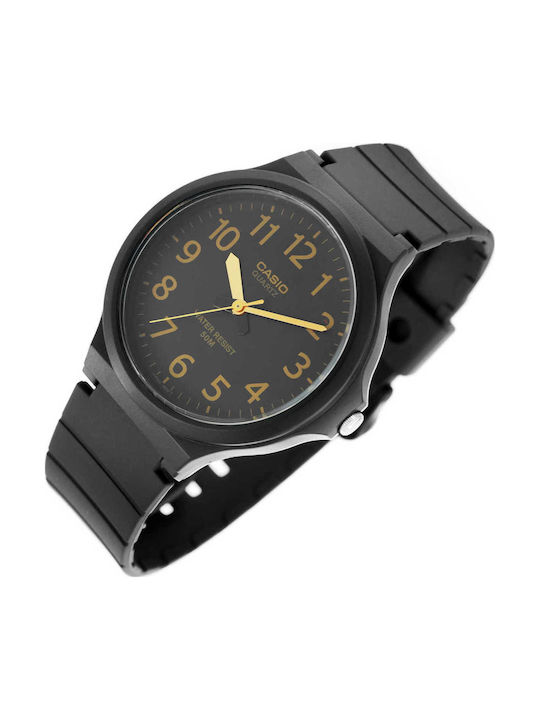 Casio Men's Watch 43mm Battery with Black Rubber Strap