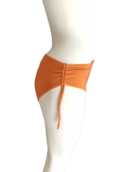 Bikini Slip Ψηλόμεσο Πορτοκαλί