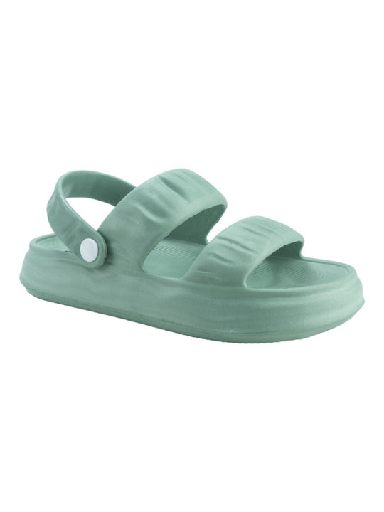 Sabino Frauen Flip Flops in Grün Farbe