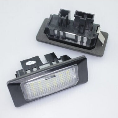 Lumini pentru plăcuțele de înmatriculare Lumini LED pentru Audi A4 2buc