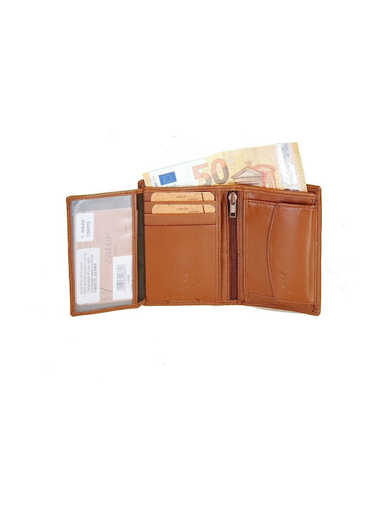 Lavor Men's Leather Wallet with RFID Tabac Brown