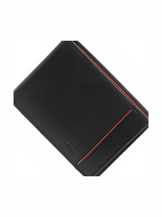 Leather Men's Wallet Classic with RFID Black