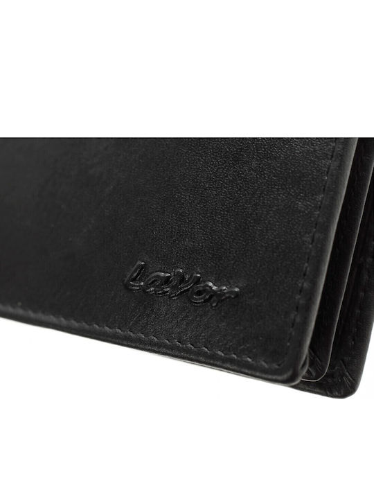 Кожен Мъжки Портфейл с RFID Черен