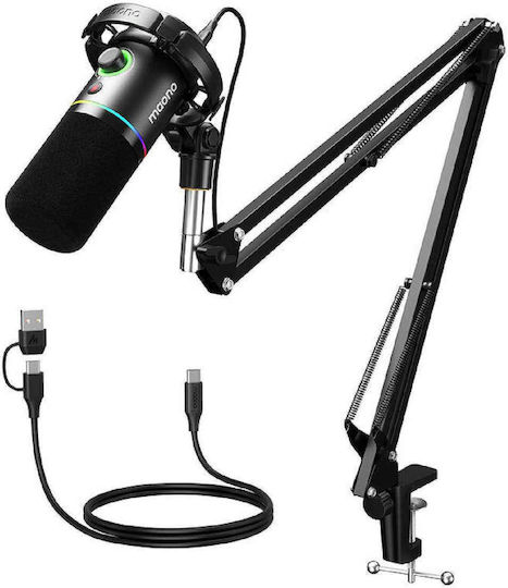 Maono PD200XS Δυναμικό Microphone Shock Mounted for Studio